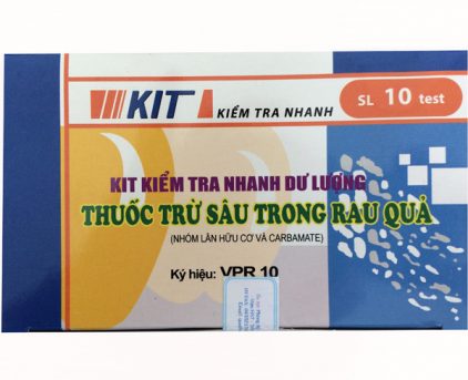 Kit test kiểm tra nhanh dư lượng thuốc trừ sâu VPR10