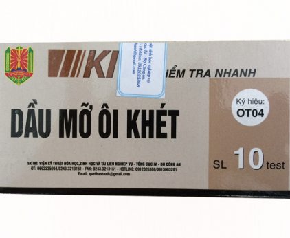 Test kiểm tra nhanh ôi khét dầu mỡ OT04